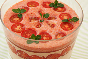 ミニトマトのレアチーズケーキ いいね あいち産料理レシピ