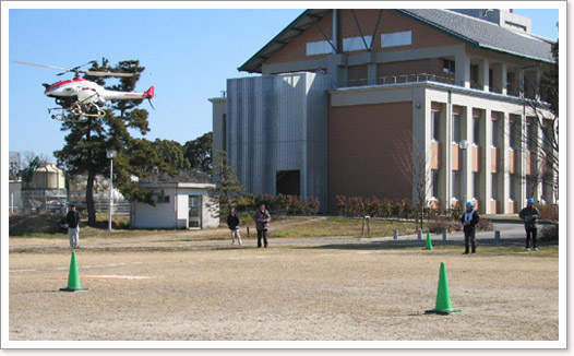 愛知県無人ヘリコプター操縦技術大会風景