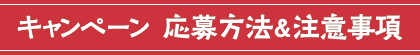 キャンペーン応募方法＆注意事項