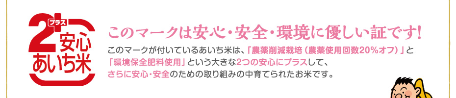 あいち米の安全・安心への取り組み