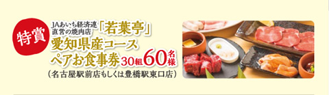 あいち米1年分コース