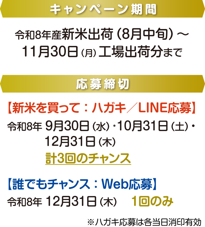 キャンペーン期間